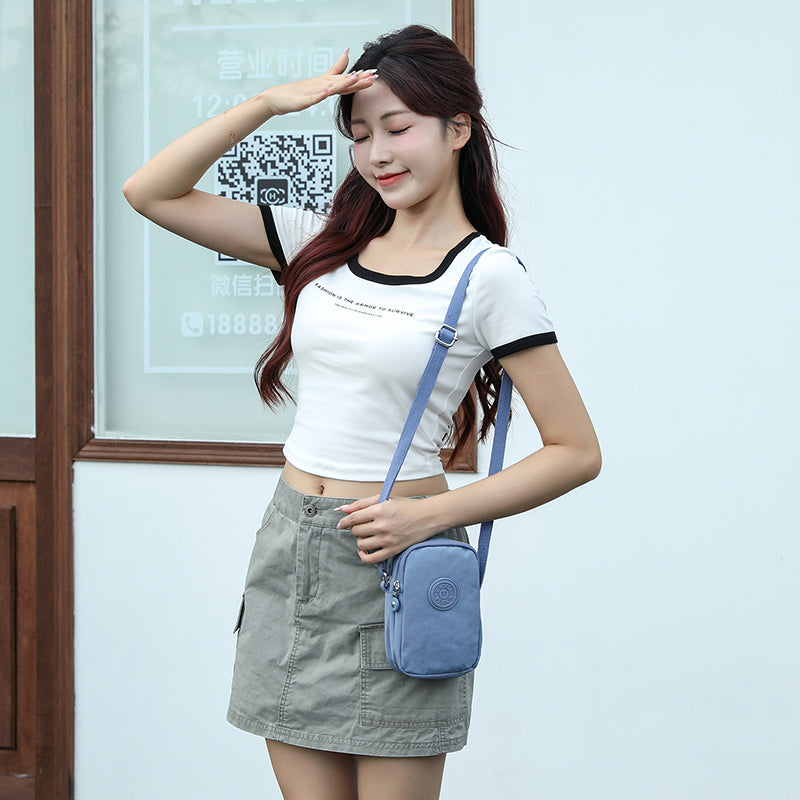 Unisex Mini Mobile Sling – Compact Crossbody Bag