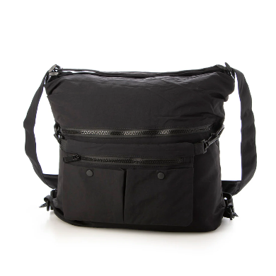 Blu Korea 3-in-1 Convertible Sling Backpack | Lightweight Korean Nylon | Water-Repellent Multi-Pocket Bag for Women