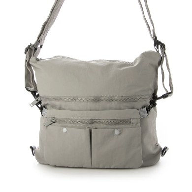 Blu Korea 3-in-1 Convertible Sling Backpack | Lightweight Korean Nylon | Water-Repellent Multi-Pocket Bag for Women