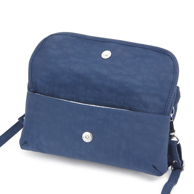 Belle Zip – Waterproof Crinkle Nylon Clutch & Sling / Lightweight Multi-Pocket Crossbody ( 8 Colours)