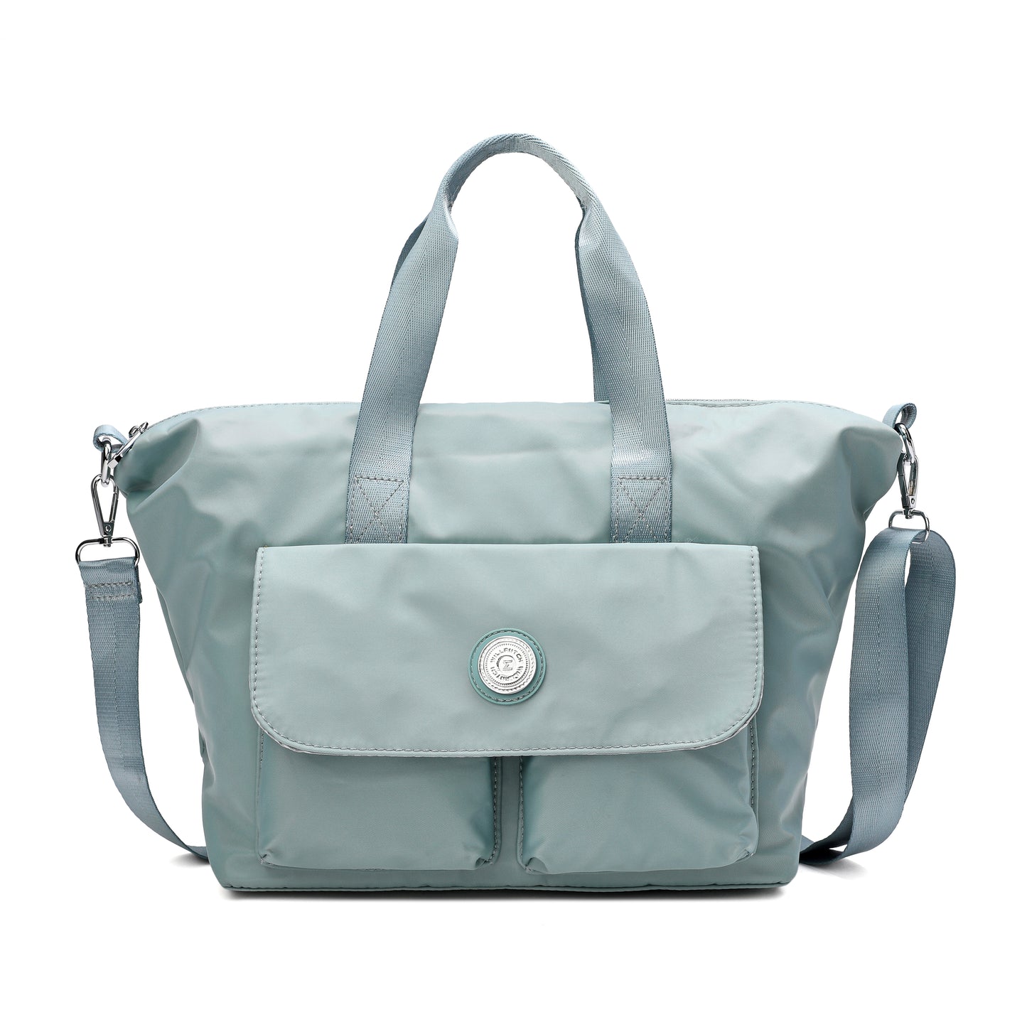 Large Utility Capacity Multi-Pocket Nylon Tote Bag – Lightweight & Water-Resistant