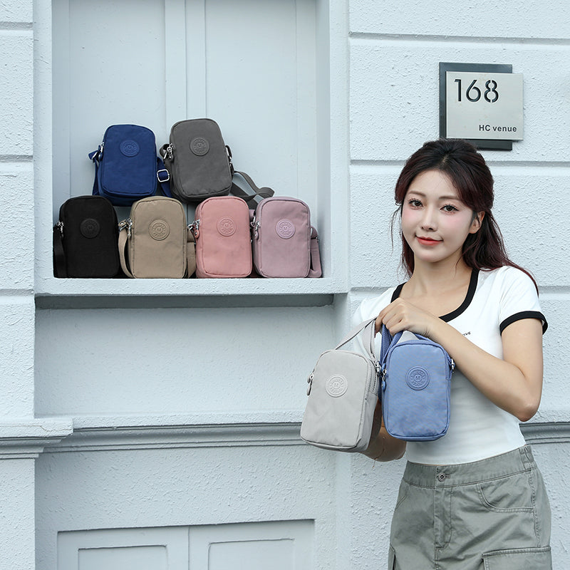Unisex Mini Mobile Sling – Compact Crossbody Bag