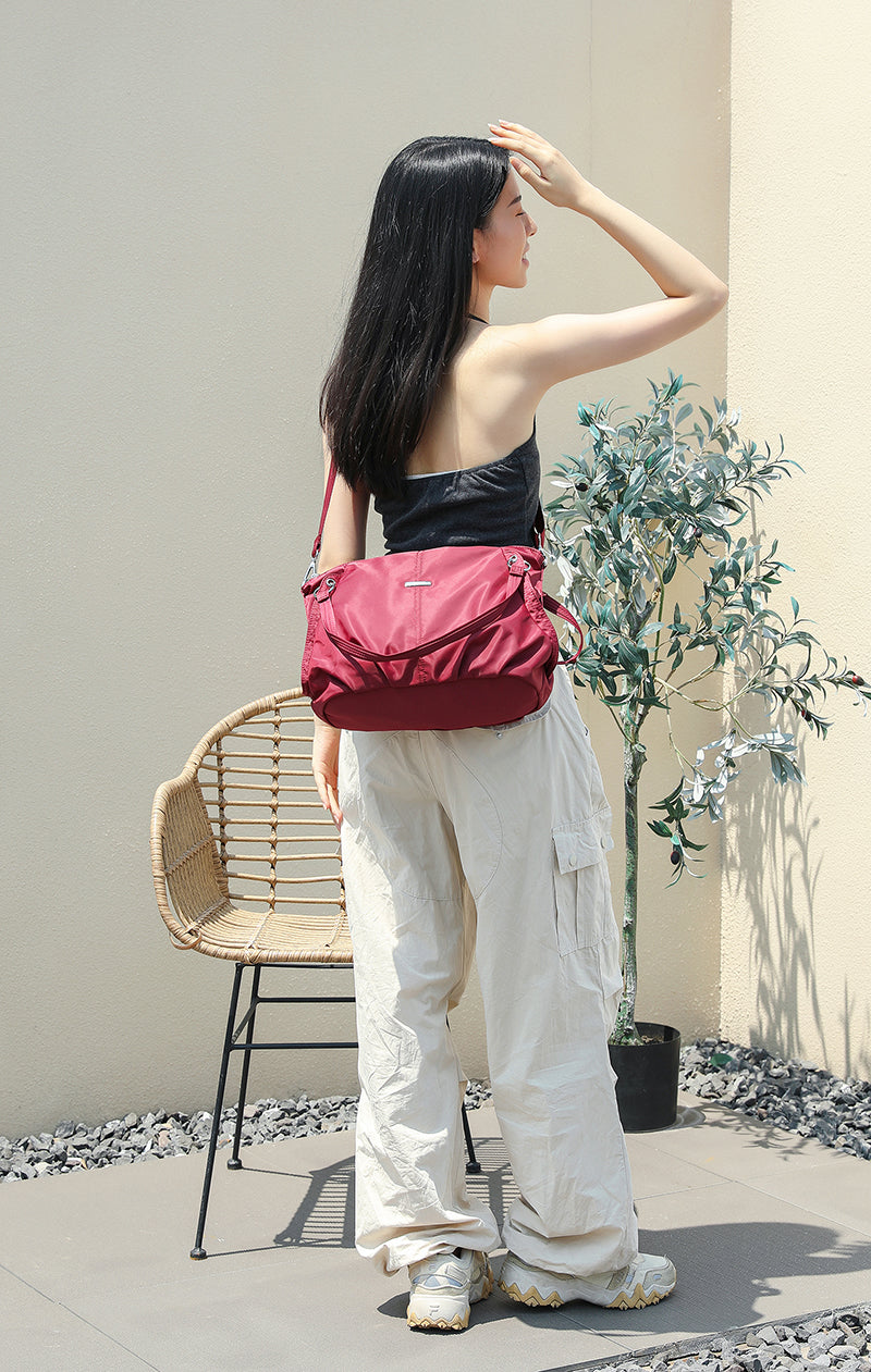 🇰🇷 BLU KOREA Nylon Convertible Shoulder Bag