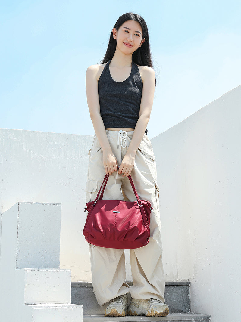 🇰🇷 BLU KOREA Nylon Convertible Shoulder Bag