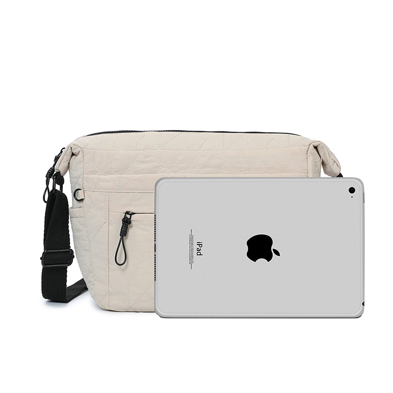 Aire Quilt Large Sling – Spacious Everyday Quilted Sling Bag for Women | Fits iPad & Essentials