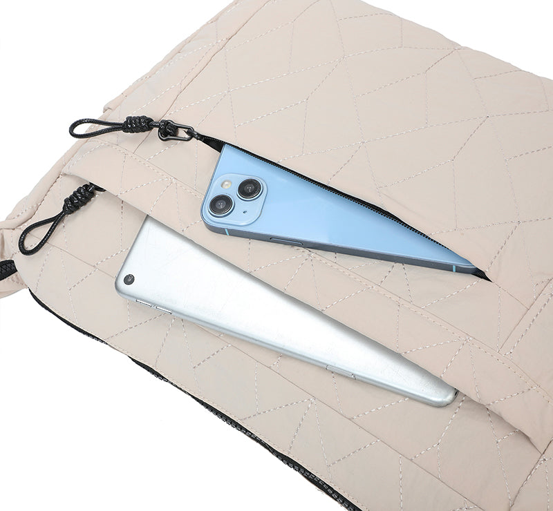 Aire Quilt Large Sling – Spacious Everyday Quilted Sling Bag for Women | Fits iPad & Essentials