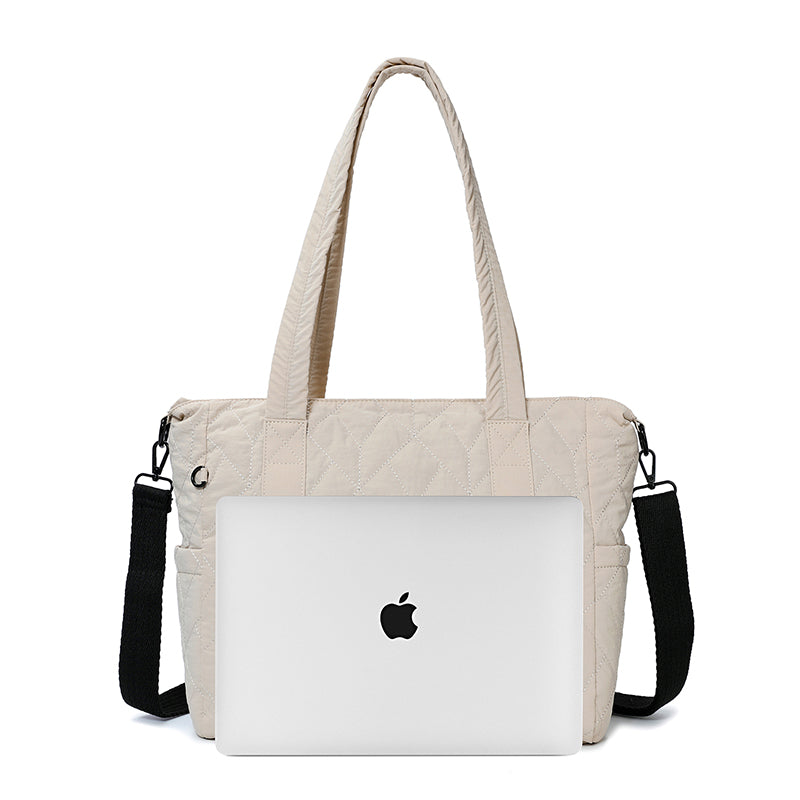 Aire Quilt Tote – Lightweight Everyday Quilted Tote Bag for Women | Fits Laptop & Daily Essentials