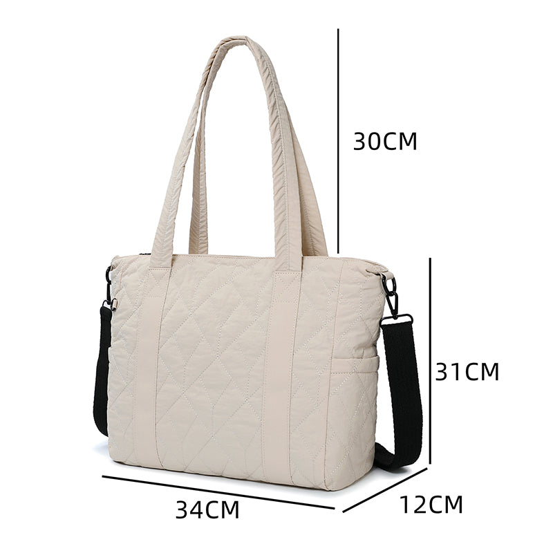 Aire Quilt Tote – Lightweight Everyday Quilted Tote Bag for Women | Fits Laptop & Daily Essentials