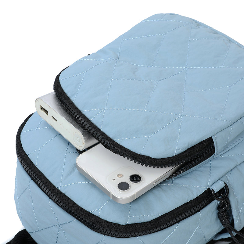Aire Quilt Mini Backpack – Lightweight Everyday Quilted Backpack for Women | Compact & Stylish
