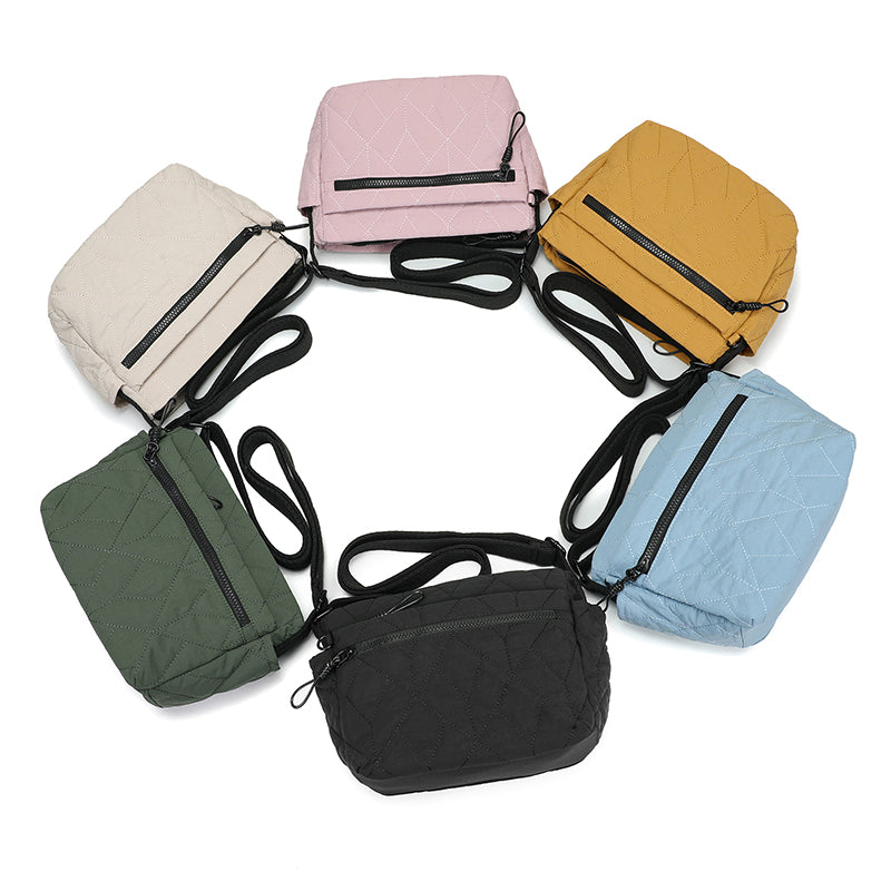 Aire Quilt Medium Sling – Lightweight Everyday Quilted Sling Bag for Women | Adjustable Strap