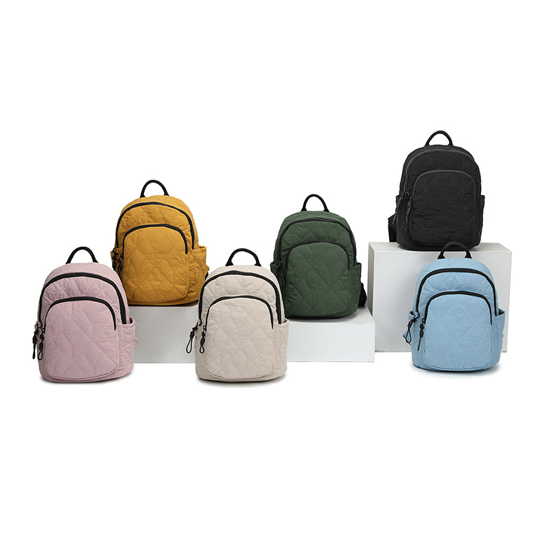Aire Quilt Mini Backpack – Lightweight Everyday Quilted Backpack for Women | Compact & Stylish