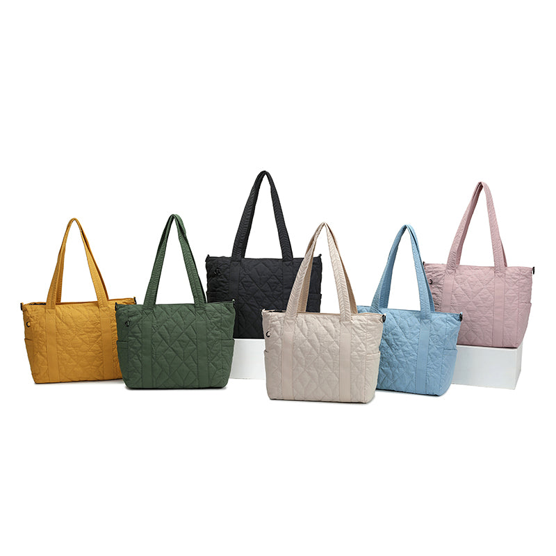 Aire Quilt Tote – Lightweight Everyday Quilted Tote Bag for Women | Fits Laptop & Daily Essentials