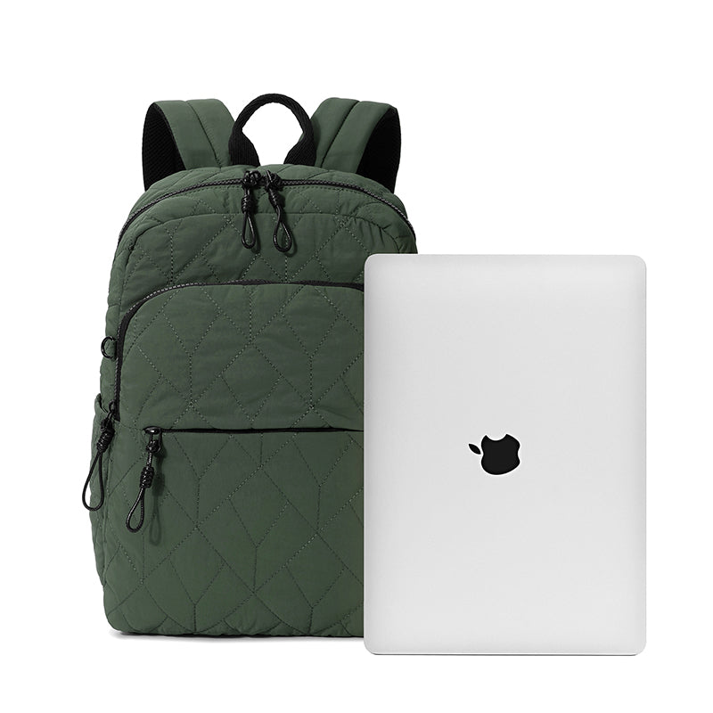 Aire Quilt Large Backpack – Lightweight Everyday Quilted Backpack for Women | Travel & Work Ready