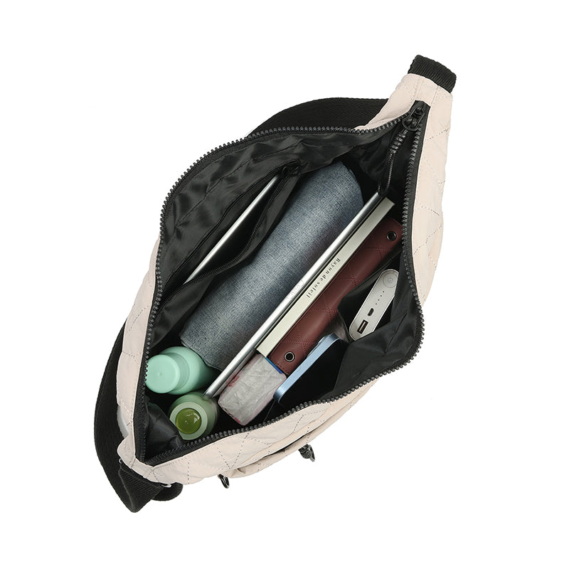 Aire Quilt Large Sling – Spacious Everyday Quilted Sling Bag for Women | Fits iPad & Essentials