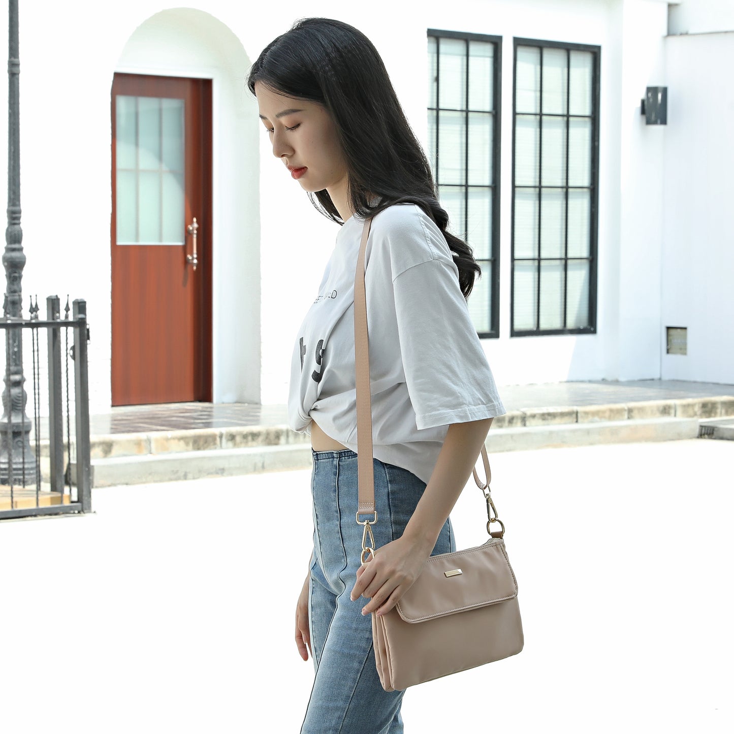 🇰🇷 BLU KOREA Compact Flap Sling