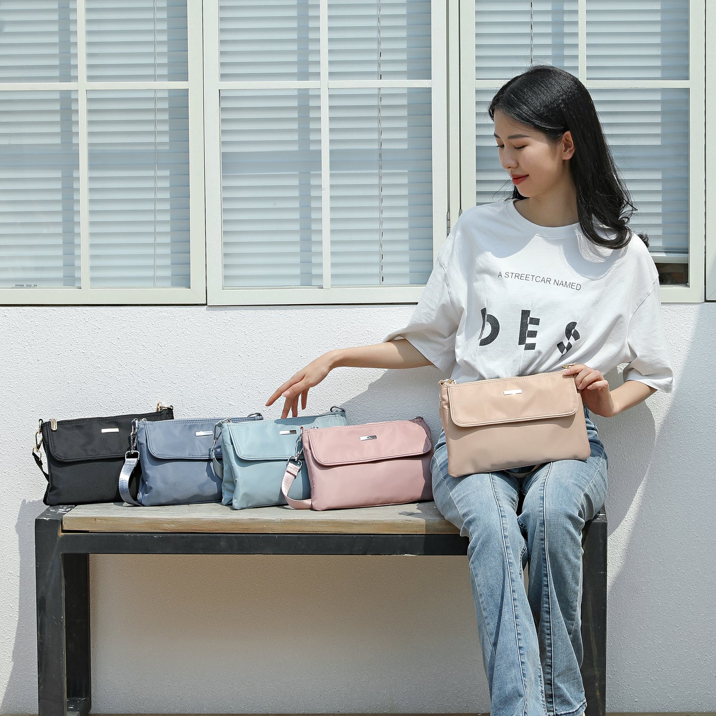 🇰🇷 BLU KOREA Compact Flap Sling