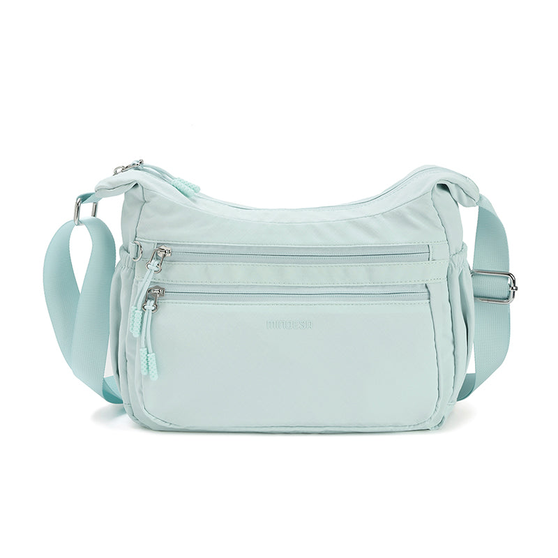 Feather Nylon Everyday Sling – Ultra Lightweight Soft Nylon Crossbody Bag for Women
