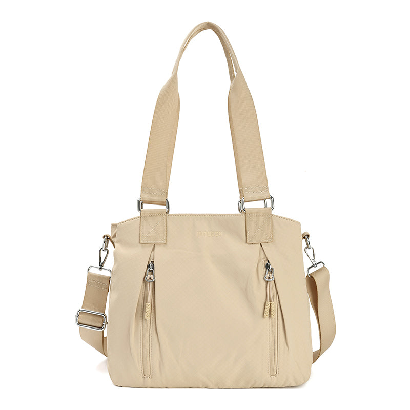 Tri-Pocket Tote | Feather Nylon Lightweight Carry Bag