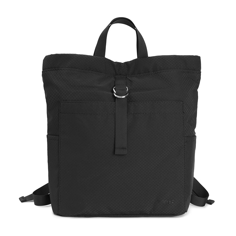 Feather Nylon Drawstring Backpack for Women | Lightweight Soft Carry Bag