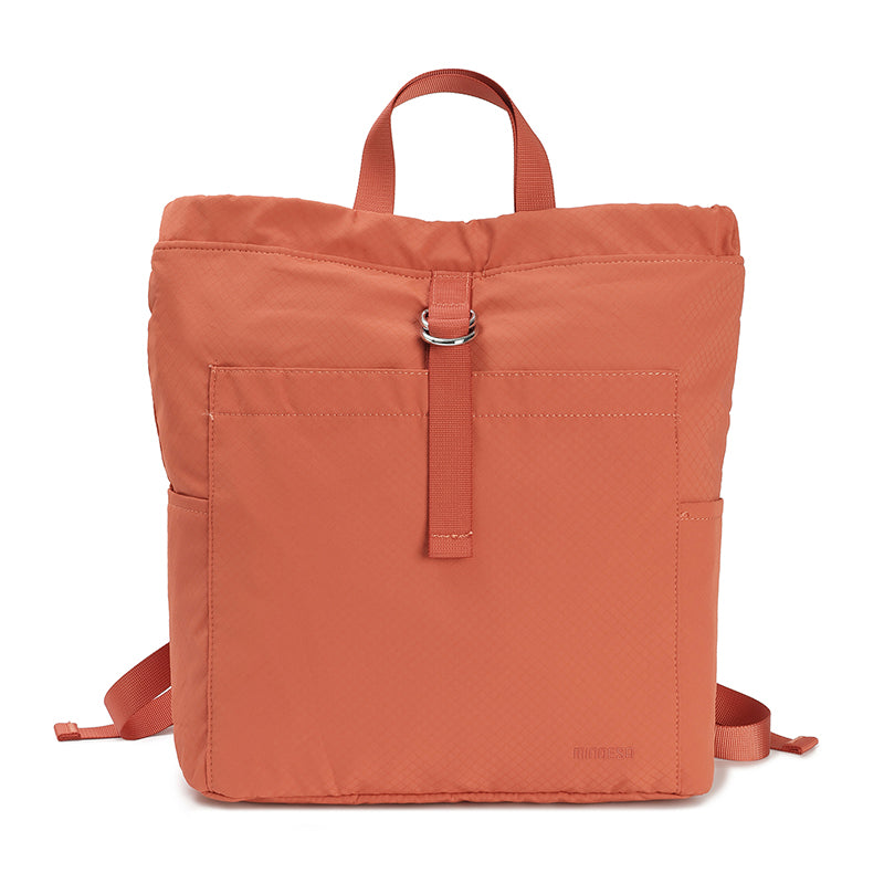 Feather Nylon Drawstring Backpack for Women | Lightweight Soft Carry Bag