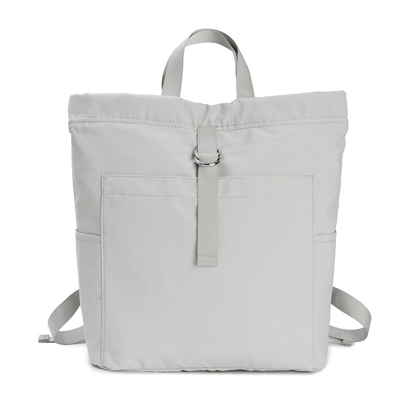 Feather Nylon Drawstring Backpack for Women | Lightweight Soft Carry Bag