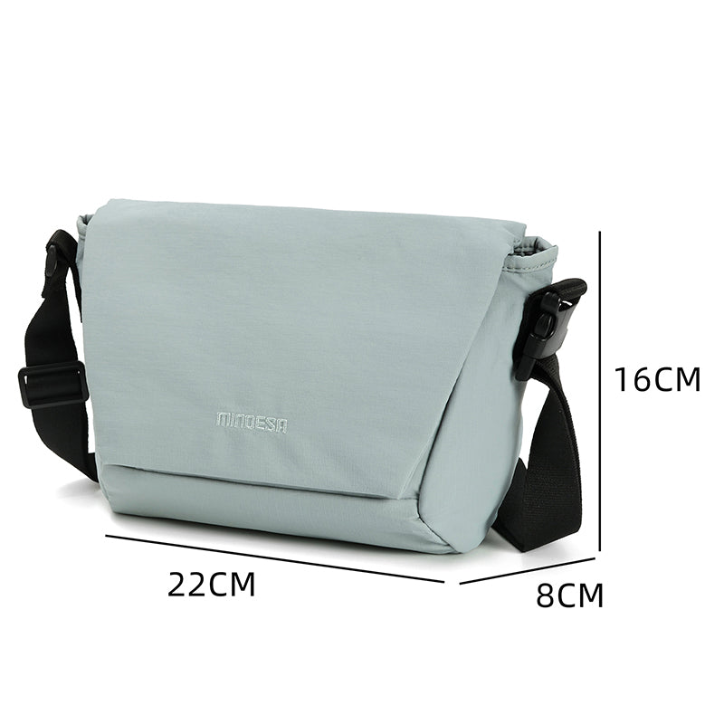 Soft Woven Flap Sling Bag for Women – Lightweight, Magnetic Closure, Daily Carry