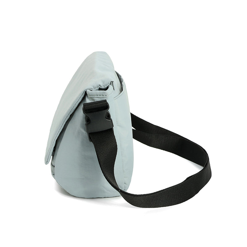 Soft Woven Flap Sling Bag for Women – Lightweight, Magnetic Closure, Daily Carry
