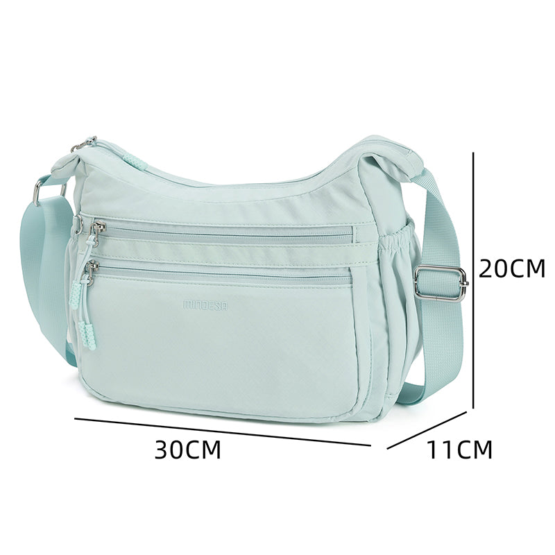 Feather Nylon Everyday Sling – Ultra Lightweight Soft Nylon Crossbody Bag for Women