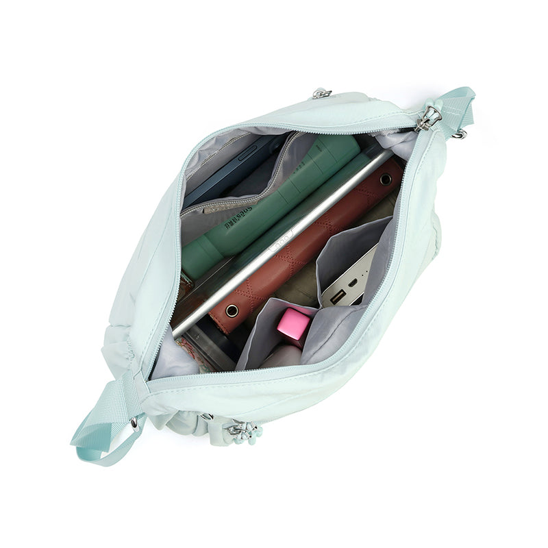 Feather Nylon Everyday Sling – Ultra Lightweight Soft Nylon Crossbody Bag for Women