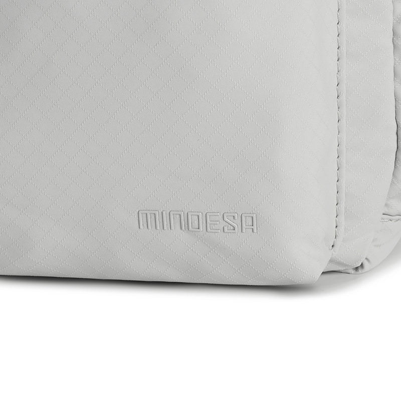 Feather Nylon Multi-Pocket Sling – Large | Lightweight Soft Nylon Crossbody Bag for Women