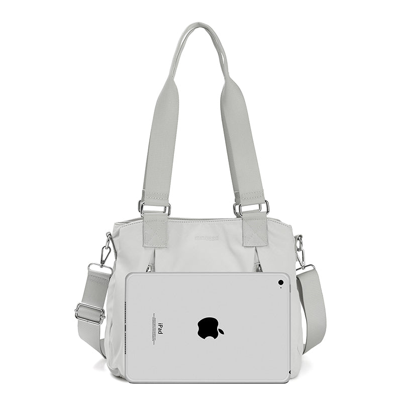 Tri-Pocket Tote | Feather Nylon Lightweight Carry Bag