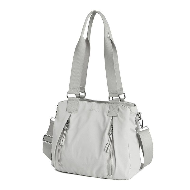 Tri-Pocket Tote | Feather Nylon Lightweight Carry Bag