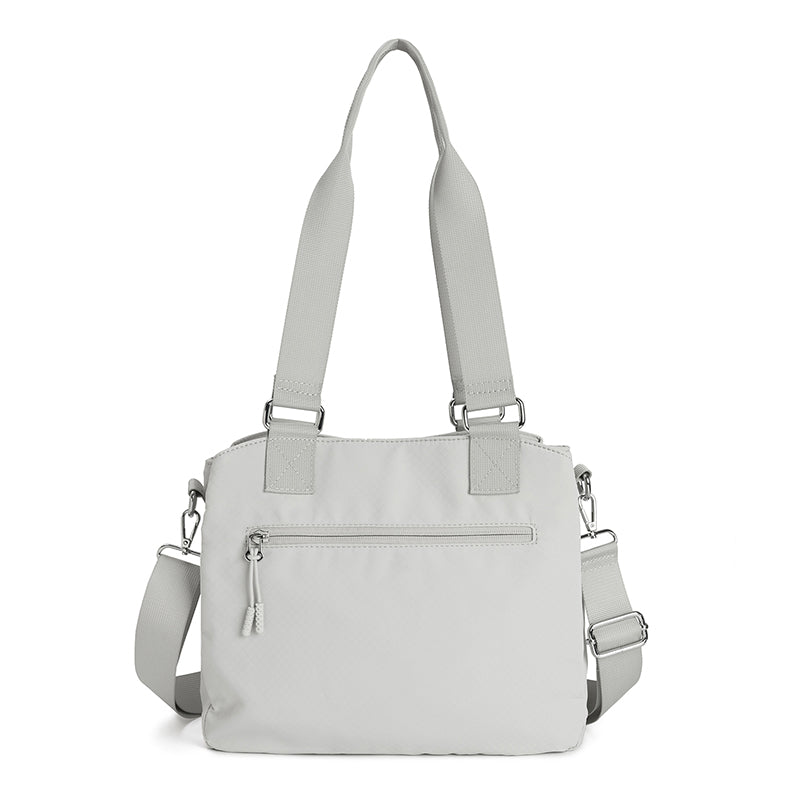 Tri-Pocket Tote | Feather Nylon Lightweight Carry Bag