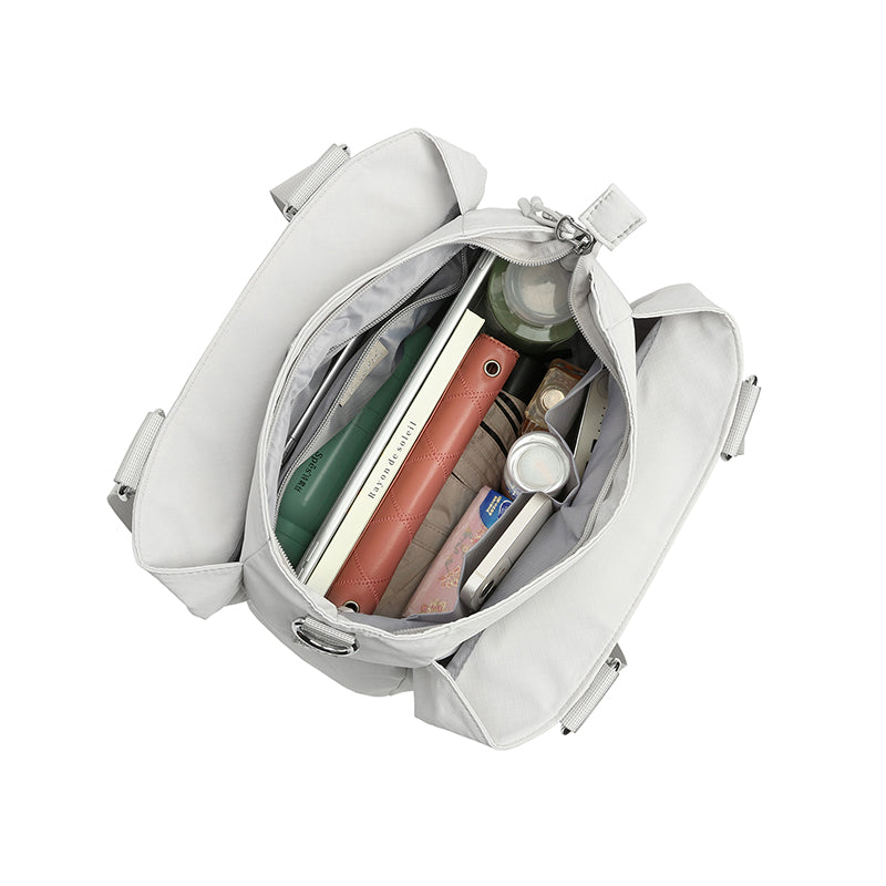Tri-Pocket Tote | Feather Nylon Lightweight Carry Bag