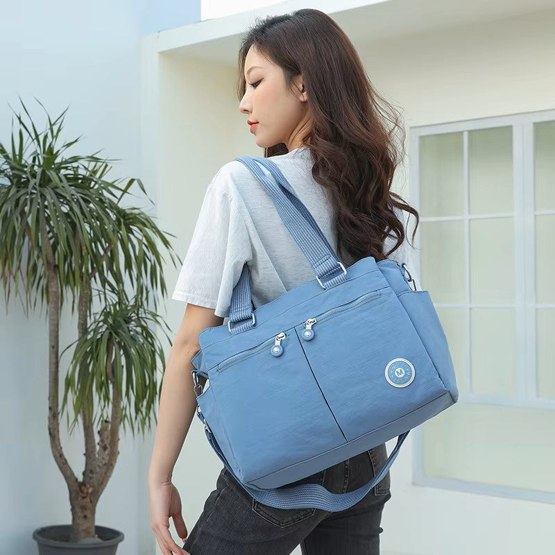 Large Multi-Pocket Tote Bag