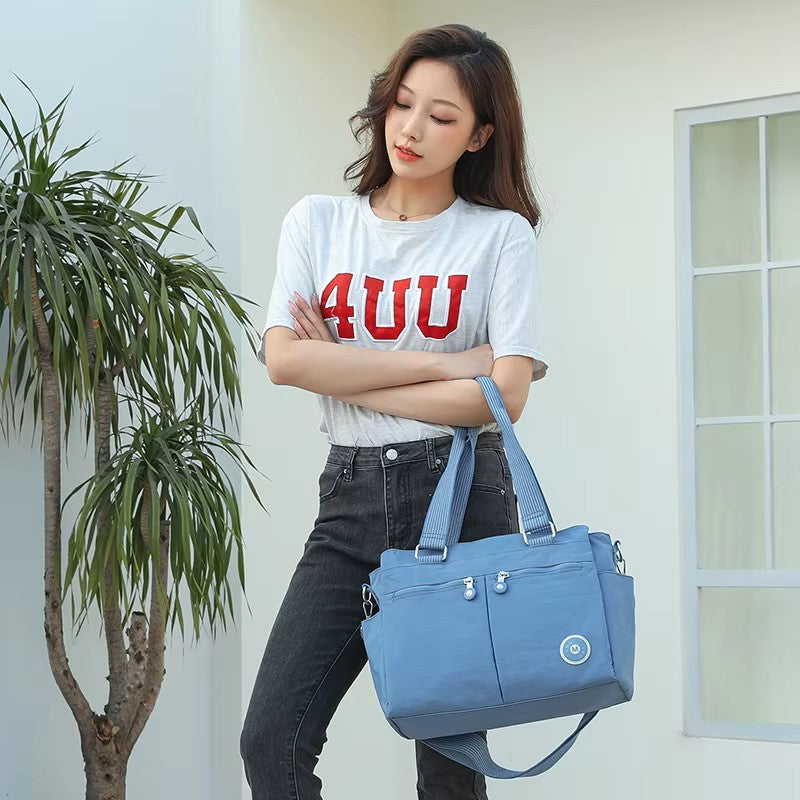 Large Multi-Pocket Tote Bag