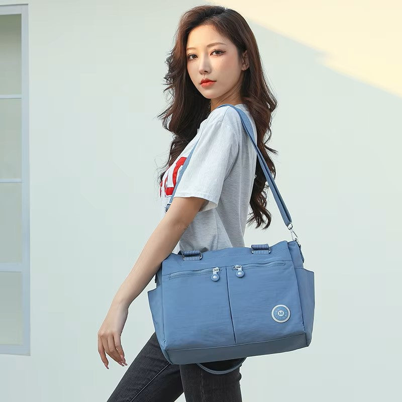 Large Multi-Pocket Tote Bag